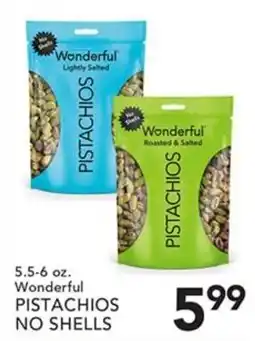 Pete's Fresh Market Wonderful pistachios offer