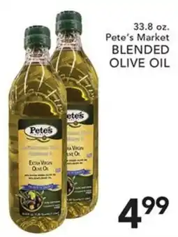 Pete's Fresh Market Pete's Market blended olive oil offer