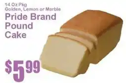 Super Fresh Pride Brand Pound Cake offer