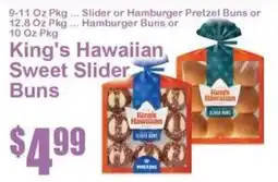 Super Fresh King's Hawaiian Sweet Slider Buns offer