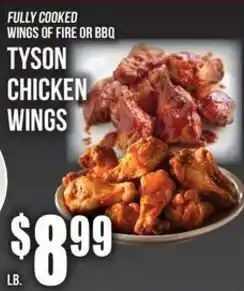 Super Fresh Tyson chicken wings offer
