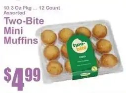 Super Fresh Two-Bite Mini Muffins offer