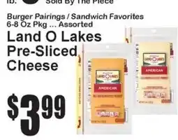 Super Fresh Land O Lakes Pre-Sliced Cheese offer