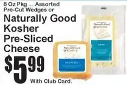Super Fresh Naturally Good Kosher Pre-Sliced Cheese offer