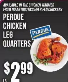 Super Fresh Perdue chicken leg quarters offer