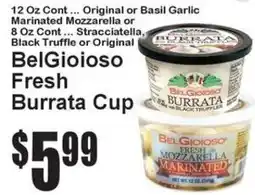 Super Fresh BelGioioso Fresh Burrata Cup offer