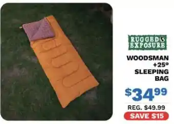 Rugged Exposure Woodsman +25° Sleeping Bag