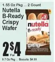 Super Fresh Nutella B-Ready Crispy Wafer offer