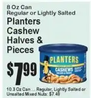 Super Fresh Planters Cashew Halves & Pieces offer