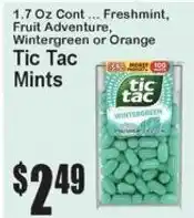 Super Fresh Tic Tac Mints offer