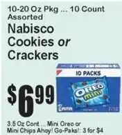 Super Fresh Nabisco cookies or crackers offer
