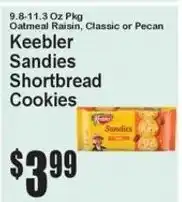 Super Fresh Keebler Sandies Shortbread Cookies offer