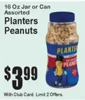 Super Fresh Planters peanuts offer