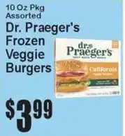Super Fresh Dr. Praeger's frozen veggie burgers offer