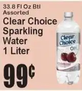 Super Fresh Clear Choice Sparkling Water offer