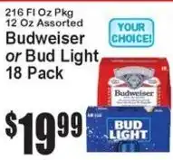 Super Fresh Budweiser or Bud Light offer