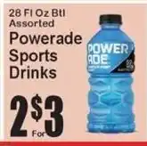Super Fresh Powerade Sports Drinks offer