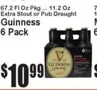 Super Fresh Guinness Extra Stout or Pub Draught offer