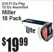 Super Fresh Miller Lite offer