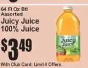Super Fresh Juicy Juice offer