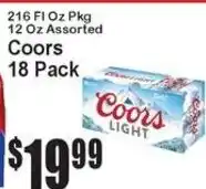 Super Fresh Coors Light offer