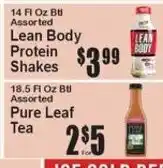 Super Fresh Lean Body protein shakes offer