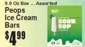 Super Fresh Peops ice cream bars offer