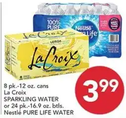 Pete's Fresh Market La Croix sparkling water offer