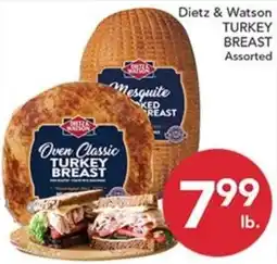 Pete's Fresh Market Dietz & Watson turkey breast assorted offer