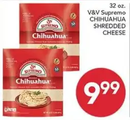 Pete's Fresh Market V&V Supremo Chihuahua shredded cheese offer