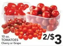 Pete's Fresh Market Tomatoes Cherry or Grape offer