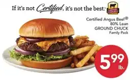 Pete's Fresh Market Certified Angus Beef Ground Chuck offer