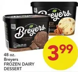 Pete's Fresh Market Breyers frozen dairy dessert offer