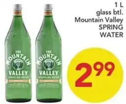 Pete's Fresh Market The mountain valley spring water offer