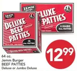 Pete's Fresh Market Jemm Burger Deluxe Beef Patties offer