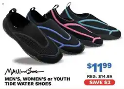 Big 5 Maul and Sons men's, women's or youth tide water shoes offer