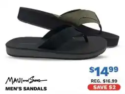 Big 5 Maul and Sons men's sandals offer