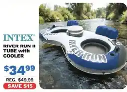 Big 5 Intex river run ii tube with cooler offer