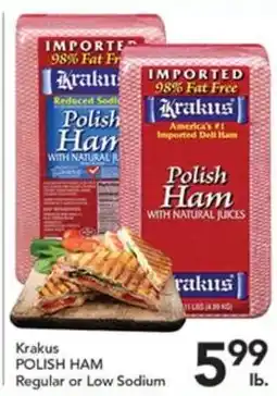 Pete's Fresh Market Krakus Polish Ham offer