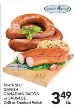 Pete's Fresh Market North Star Danish Canadian Bacon or Sausage offer