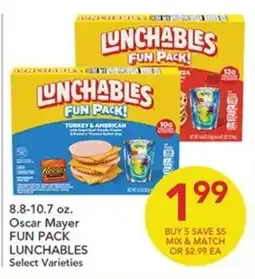 Pete's Fresh Market Oscar Mayer Lunchables Fun Pack offer