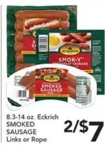 Pete's Fresh Market Eckrich smoked sausage offer