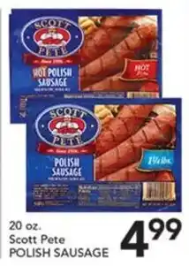 Pete's Fresh Market Scott Pete Polish Sausage offer
