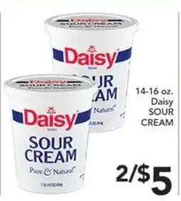 Pete's Fresh Market Daisy sour cream offer