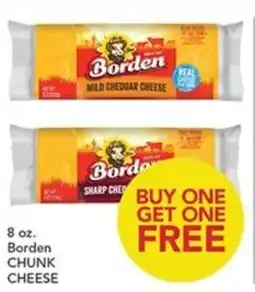 Pete's Fresh Market Borden chunk cheese offer