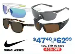 Big 5 Nike Sunglasses offer