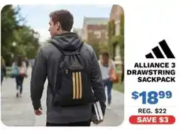 Big 5 Adidas alliance 3 drawstring sackpack offer