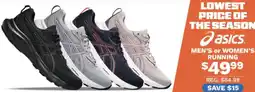 Big 5 Asics men's or women's running offer