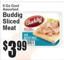 Super Fresh Buddig sliced meat offer