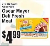 Super Fresh Oscar Mayer Deli Fresh Meat offer